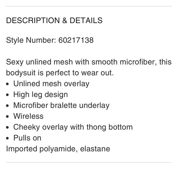 Nwt LA SENZA sexy layered animal print bodysuit with bralette and thong liner. - Picture 10 of 10